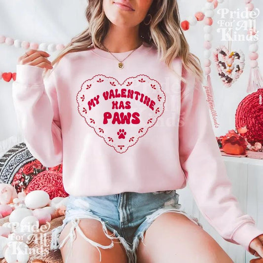 my valentine has paws