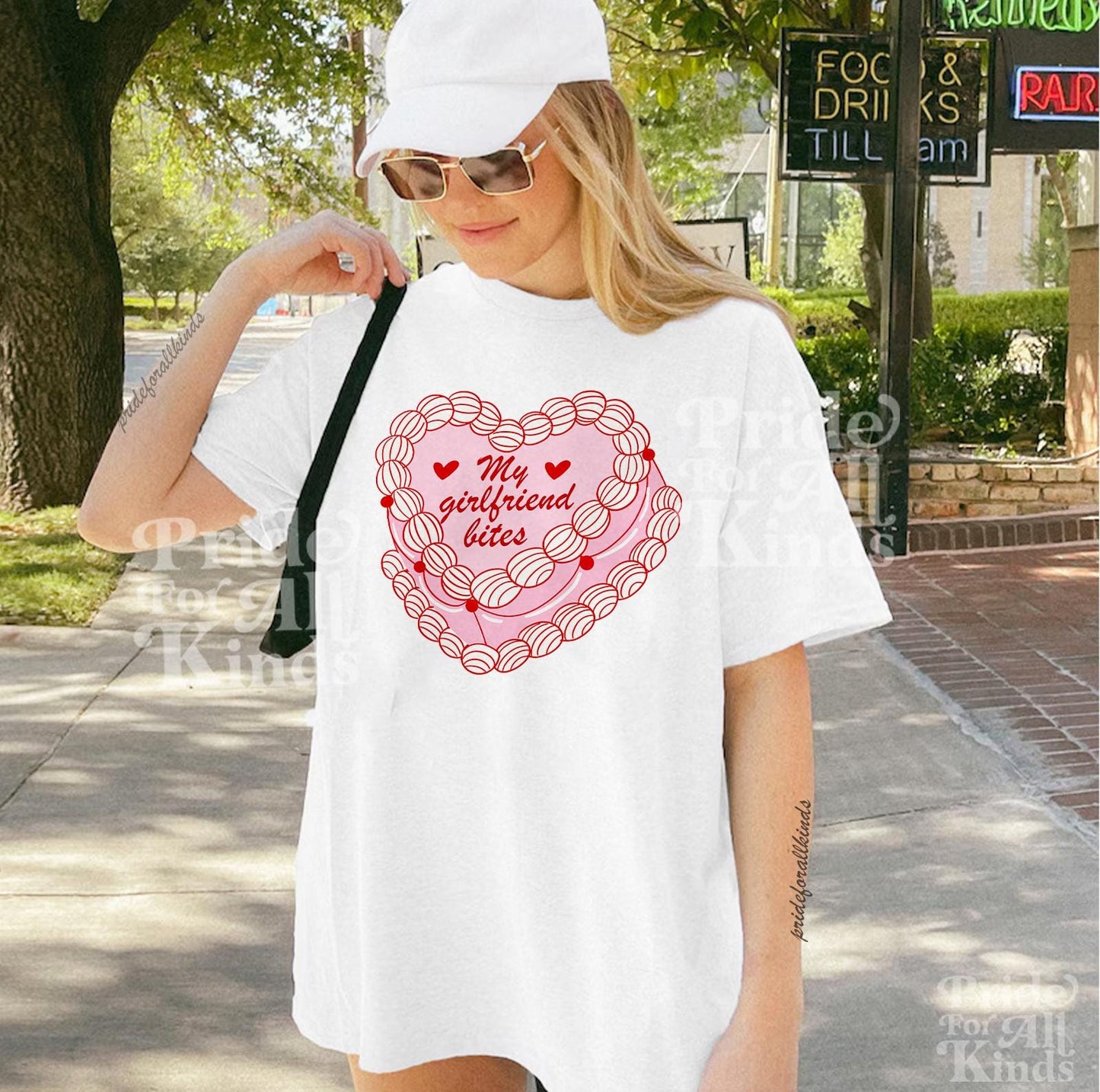 My girlfriend bites | Be mine sweatshirt | femme lesbian | fiance sweatshirt | lesbian valentine | queer valentine gift |plus size valentine