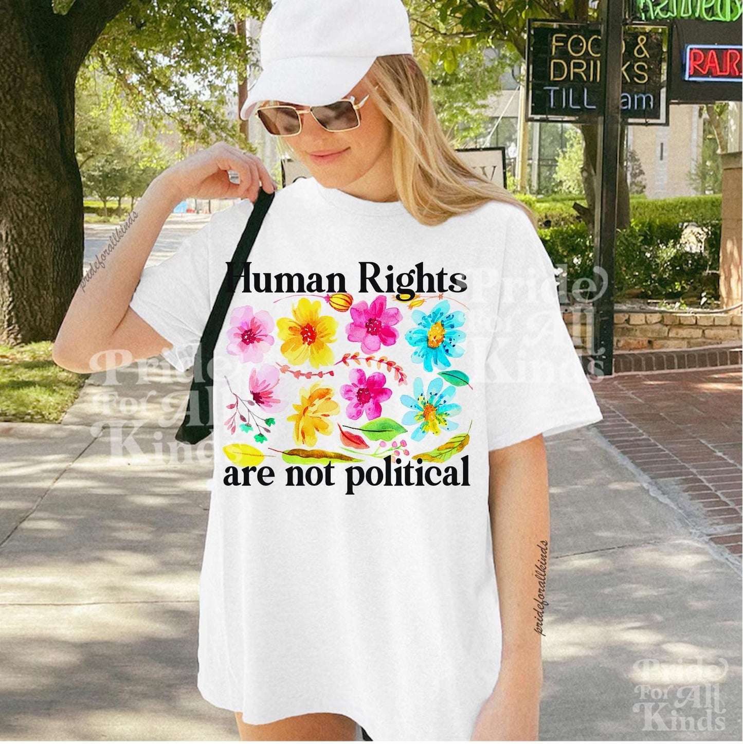 Human rights are not political | liberal feminist human rights | liberal tshirt | social democrat | leftist shirt | leftist gift |pro choice