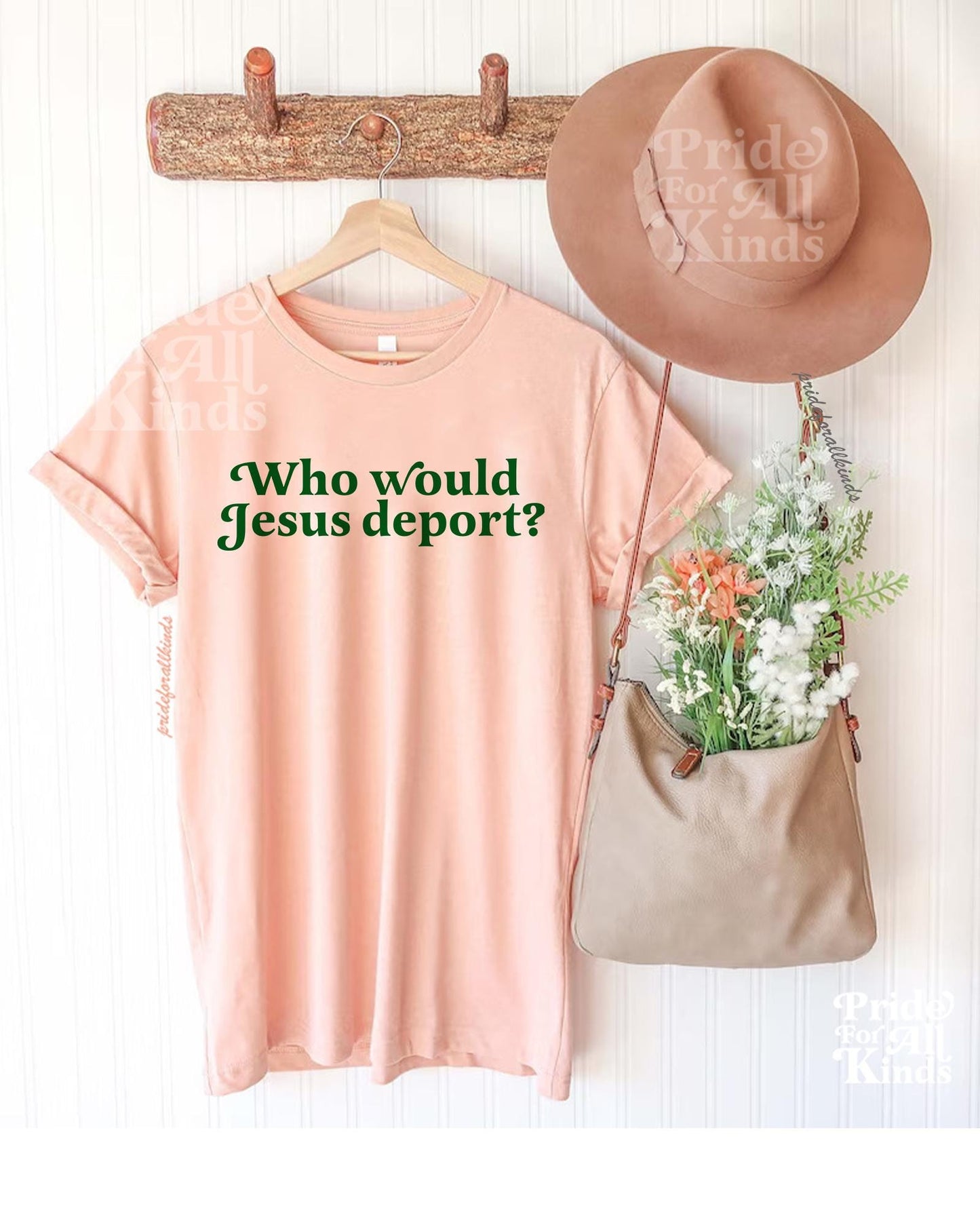 Who would Jesus deport | no one is illegal on stolen land | anti racist shirt | anti fascist | liberal tshirt | liberal feminist human right