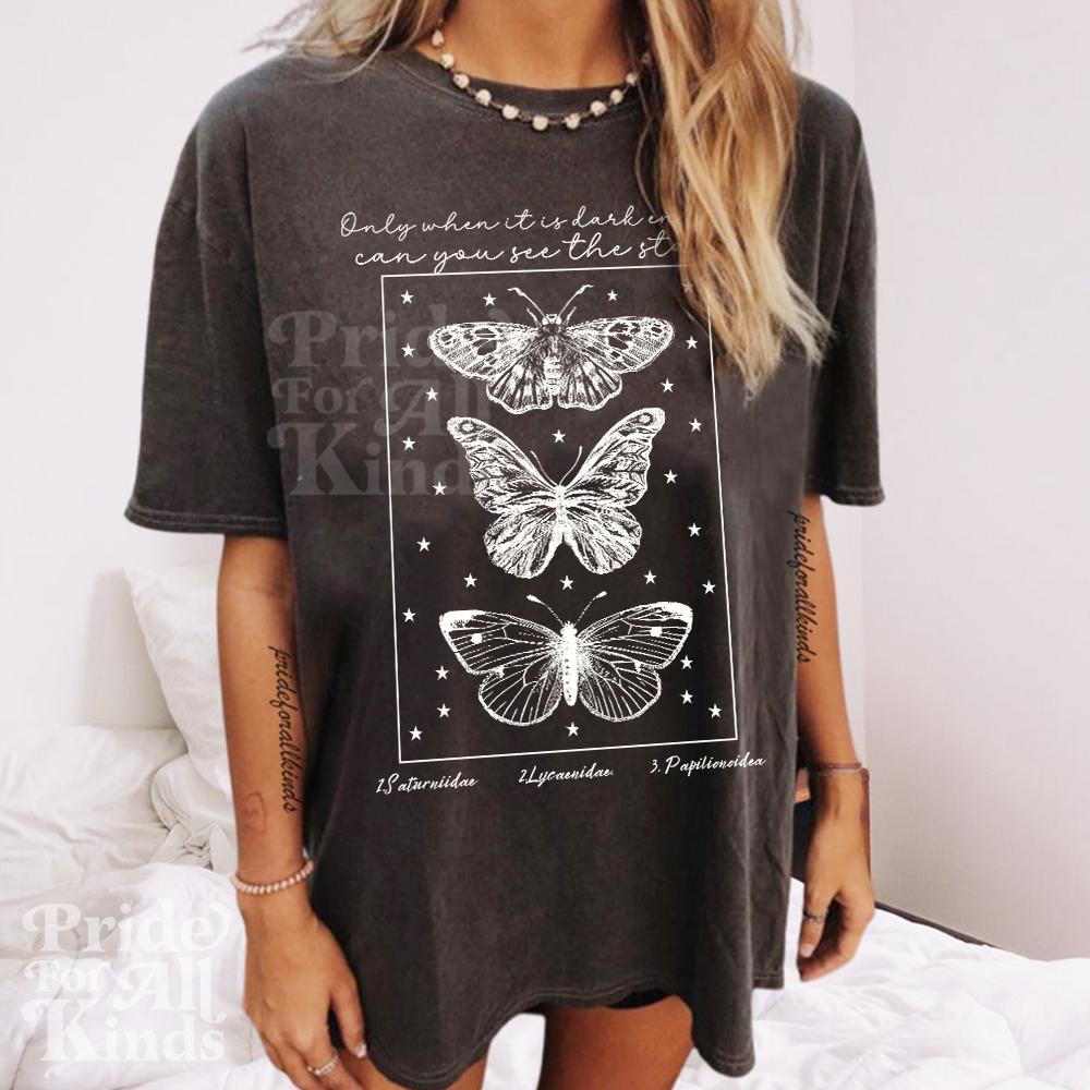 Only when it is dark enough can you see the stars sweatshirt | kamala harris sweatshirt | feminist sweatshirt | leftist | liberal tshirt