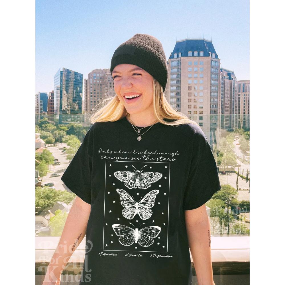 Only when it is dark enough can you see the stars sweatshirt | kamala harris sweatshirt | feminist sweatshirt | leftist | liberal tshirt