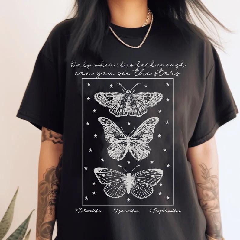 Only when it is dark enough can you see the stars sweatshirt | kamala harris sweatshirt | feminist sweatshirt | leftist | liberal tshirt