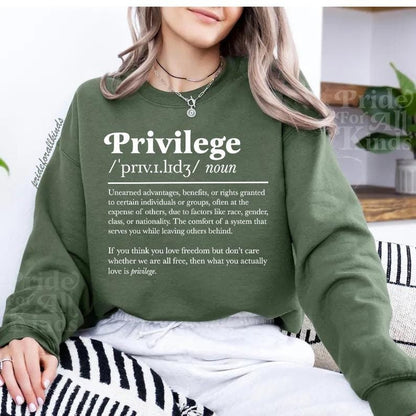 Privilege definition shirt