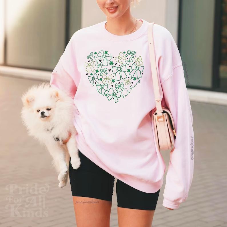 st patricks sweater | anti trump gifts | subtle anti f trump | trump sucks | anti trump sweater | anti fascism | anti capitalist | leftist