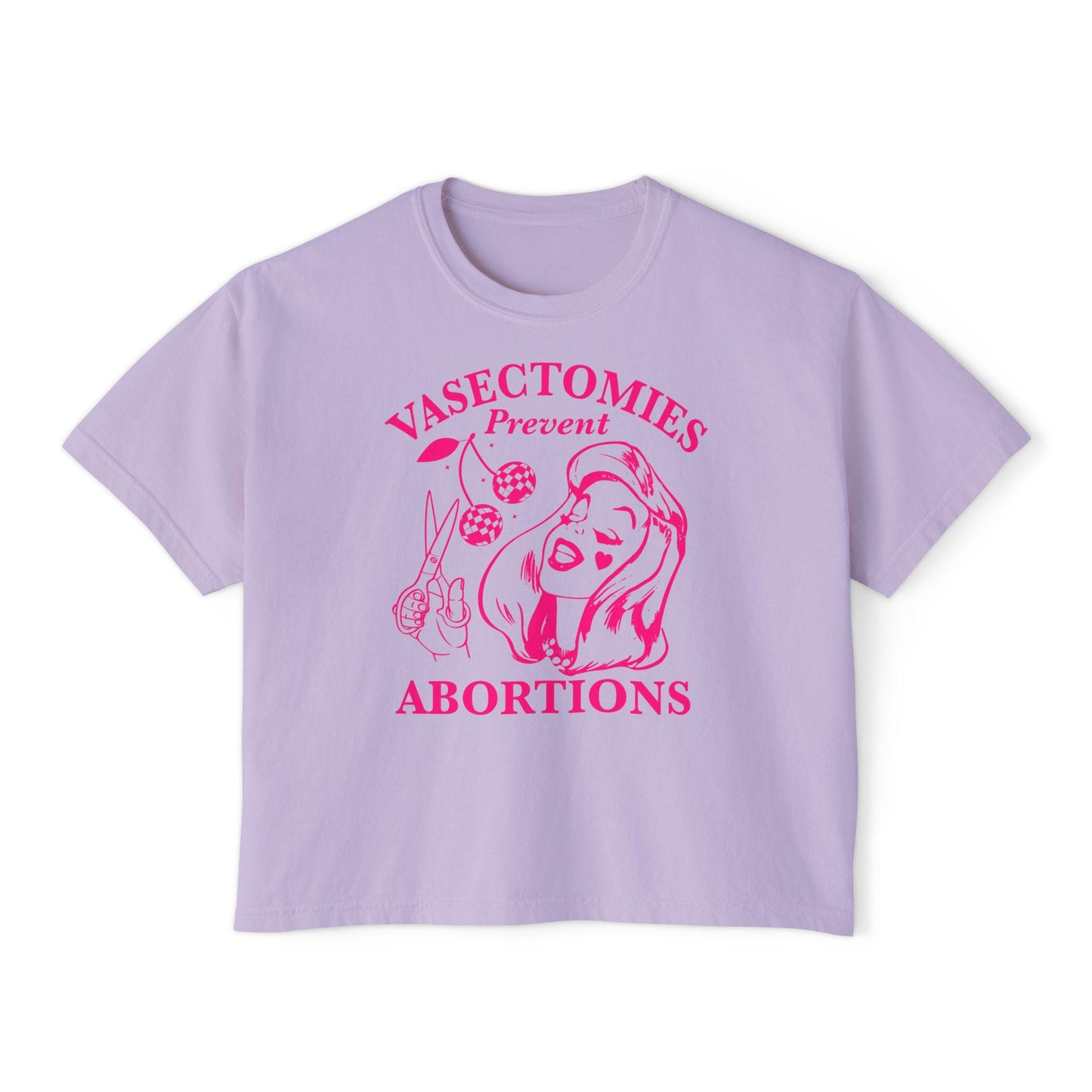 Vasectomies prevent abortions | feminist crop top | liberal tshirt | liberal feminist human rights | pro roe shirt | pro choice shirt | 1973