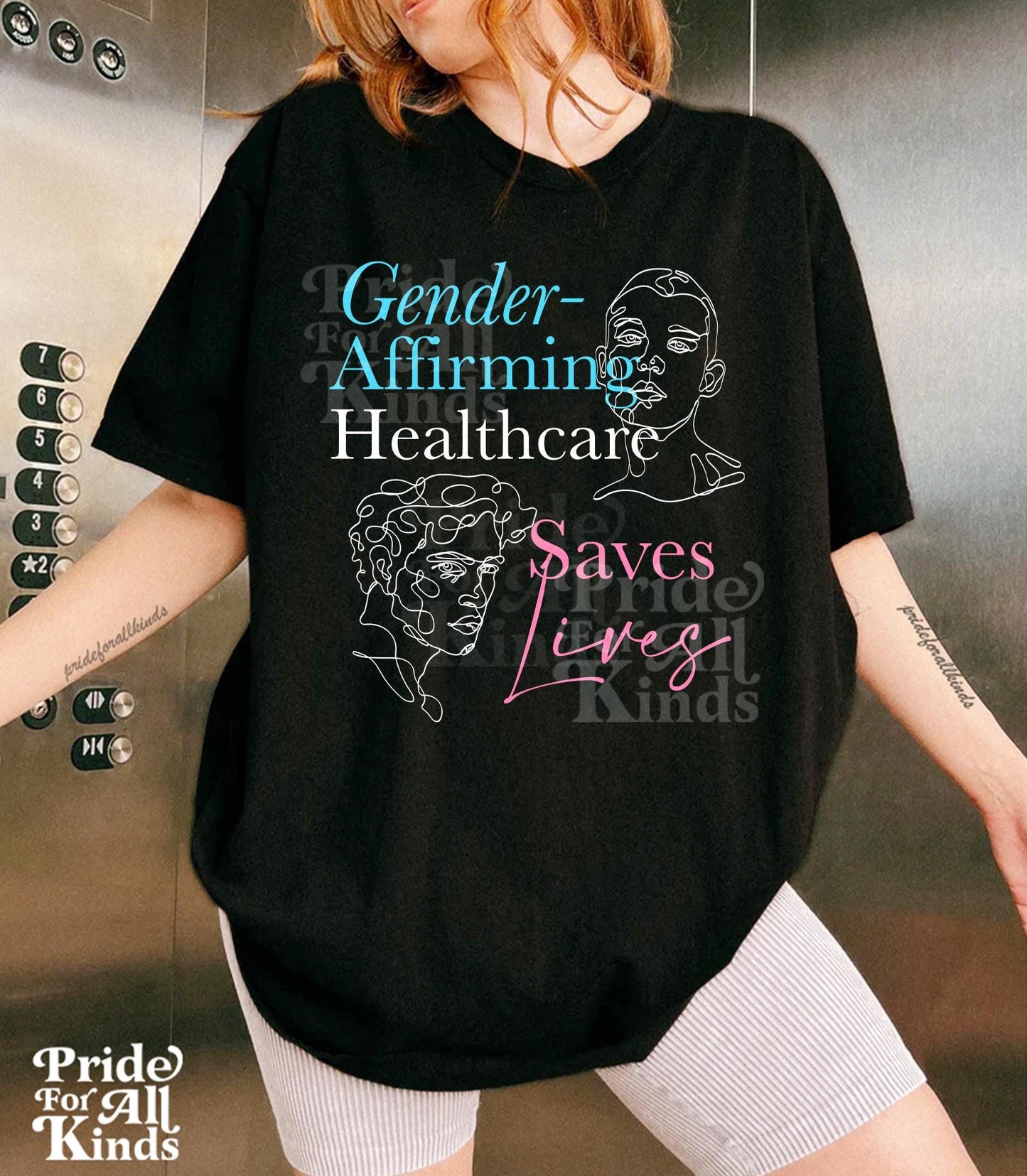 Gender affirming healthcare saves lives | Comfort Colors shirt | protect trans kids | trans rights are human rights | transgender mtf |queer