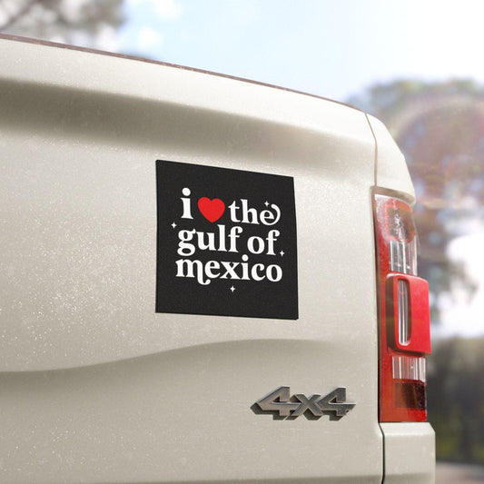 i love the gulf of mexico car magnet