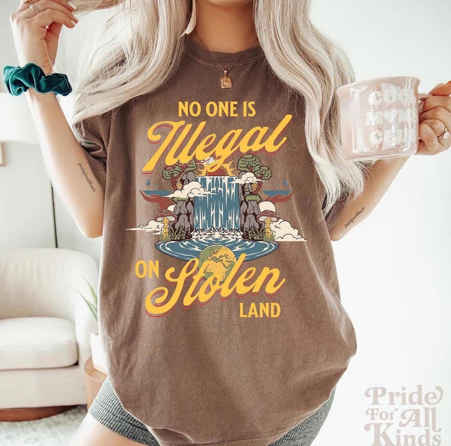 no one is illegal on stolen land