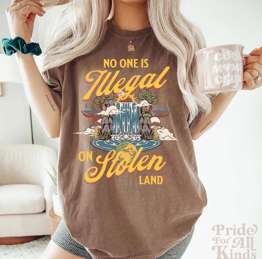 no one is illegal on stolen land