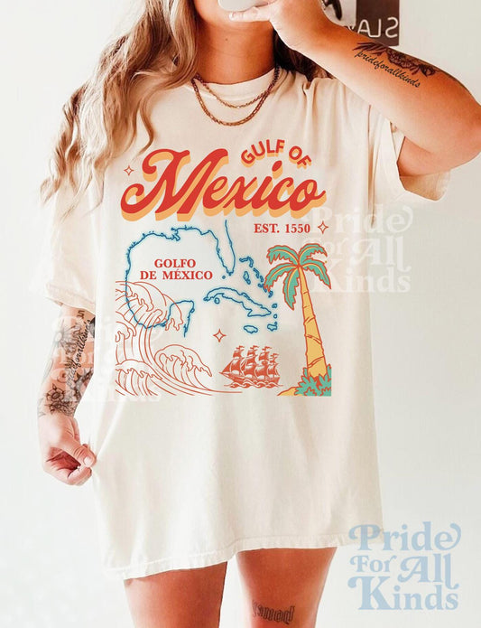 Gulf of Mexico shirt | anti fascist | liberal tshirt | liberal feminist human rights | social justice shirt | leftist shirt | fight fascism