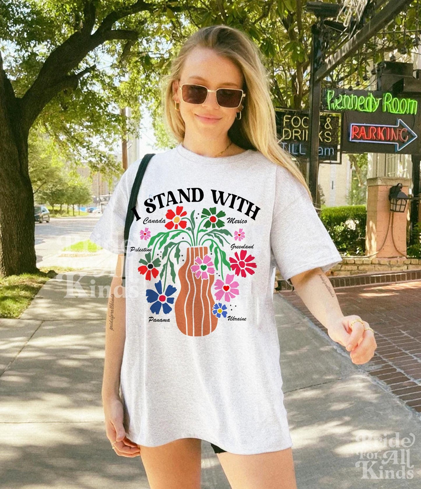 I stand with Canada Greenland Mexico Panama Gaza Ukraine shirt | Support Ukraine | liberal tshirt | anti fascism | Palestine sweatshirt |