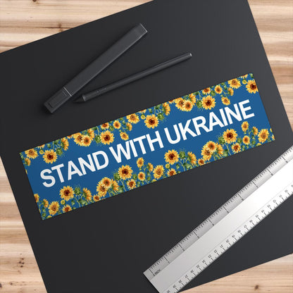 Support Ukraine | Stand with Ukraine bumper sticker | Ukraine Car Magnet | Slava Ukraini | car magnet liberal | feminist | social justice