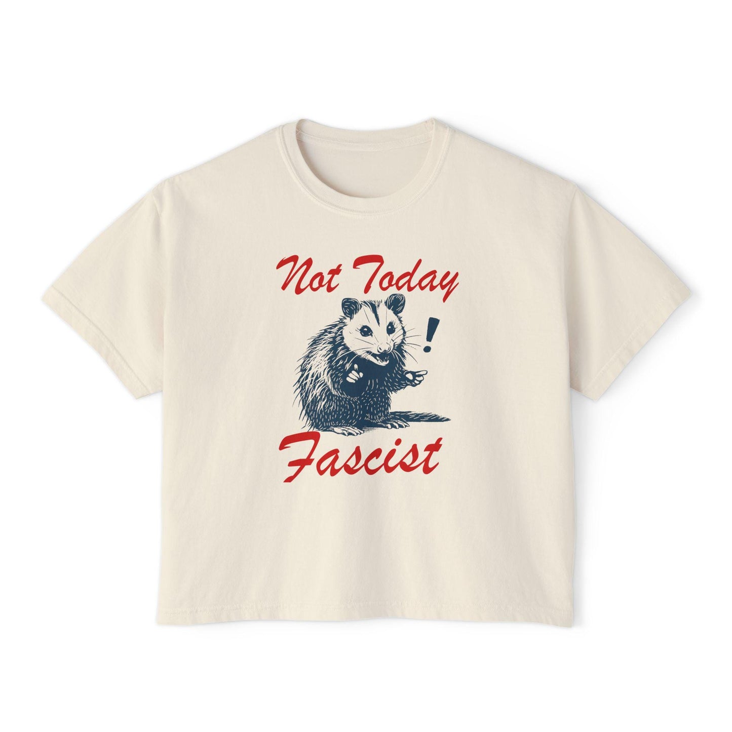 Not today crop top | feminist crop top | resist crop top | fight fascism | liberal tshirt | liberal feminist human rights | social justice