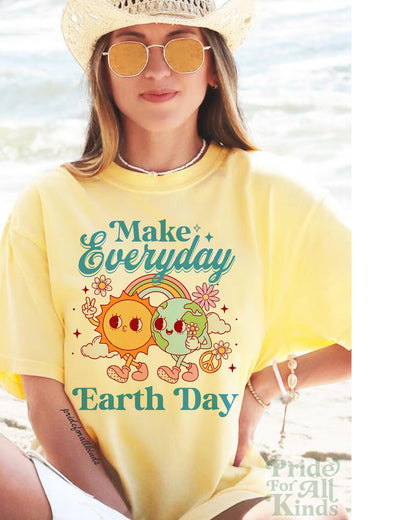 Make Everyday Earth Day shirt | Comfort Colors | earth day shirt | respect your mother | love earth day | ecology | earth day teacher shirt