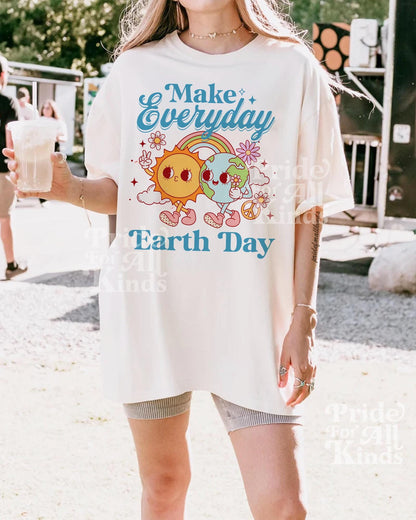 Make Everyday Earth Day shirt | Comfort Colors | earth day shirt | respect your mother | love earth day | ecology | earth day teacher shirt