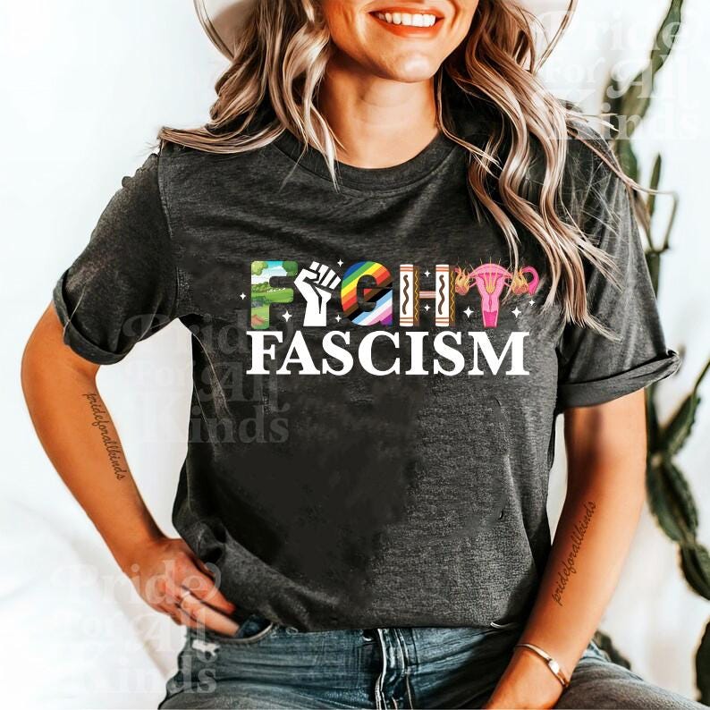 Fight fascism | resist tshirt | liberal tshirt | anti capitalist sweater | social justice | leftist | feminist human rights social democrat