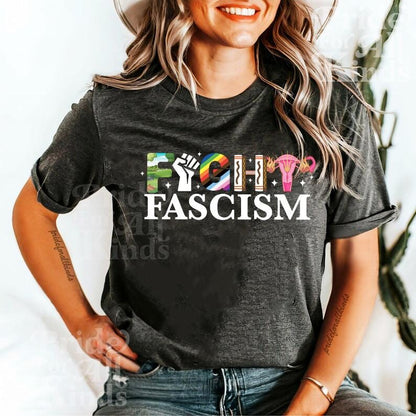 Fight fascism | resist tshirt | liberal tshirt | anti capitalist sweater | social justice | leftist | feminist human rights social democrat
