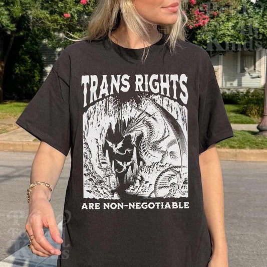 trans rights are non negotiable | protect trans kids | trans righs are human rights | transgender mtf | trans art | trans pride shirt | ally