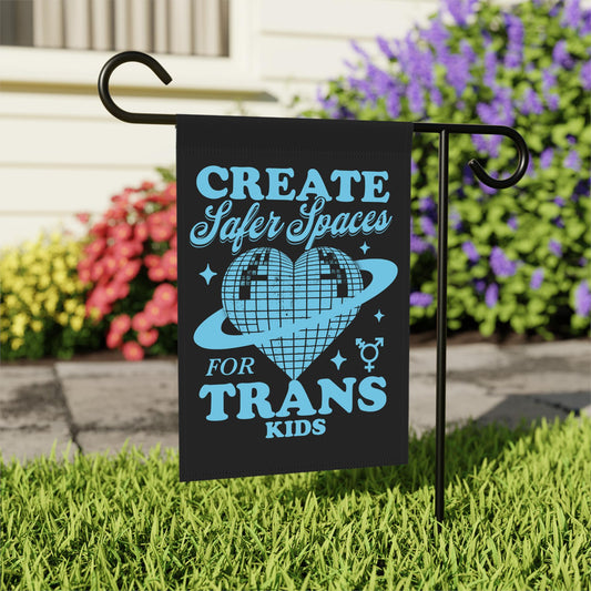 trans flag | pride garden flag | transgender gift | protect trans kids | protect trans youth | trans ally | transgender mtf | ftm |trans art