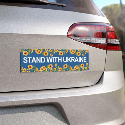 Stand with Ukraine Car Magnet
