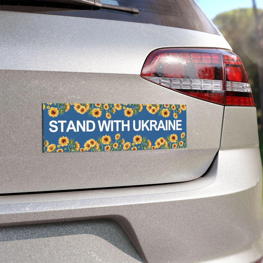 Stand with Ukraine Car Magnet