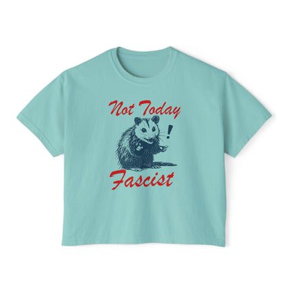 Not today crop top | feminist crop top | resist crop top | fight fascism | liberal tshirt | liberal feminist human rights | social justice