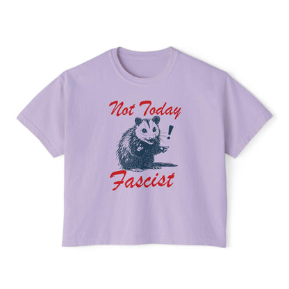 Not today crop top | feminist crop top | resist crop top | fight fascism | liberal tshirt | liberal feminist human rights | social justice