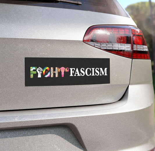 fight fascism sticker