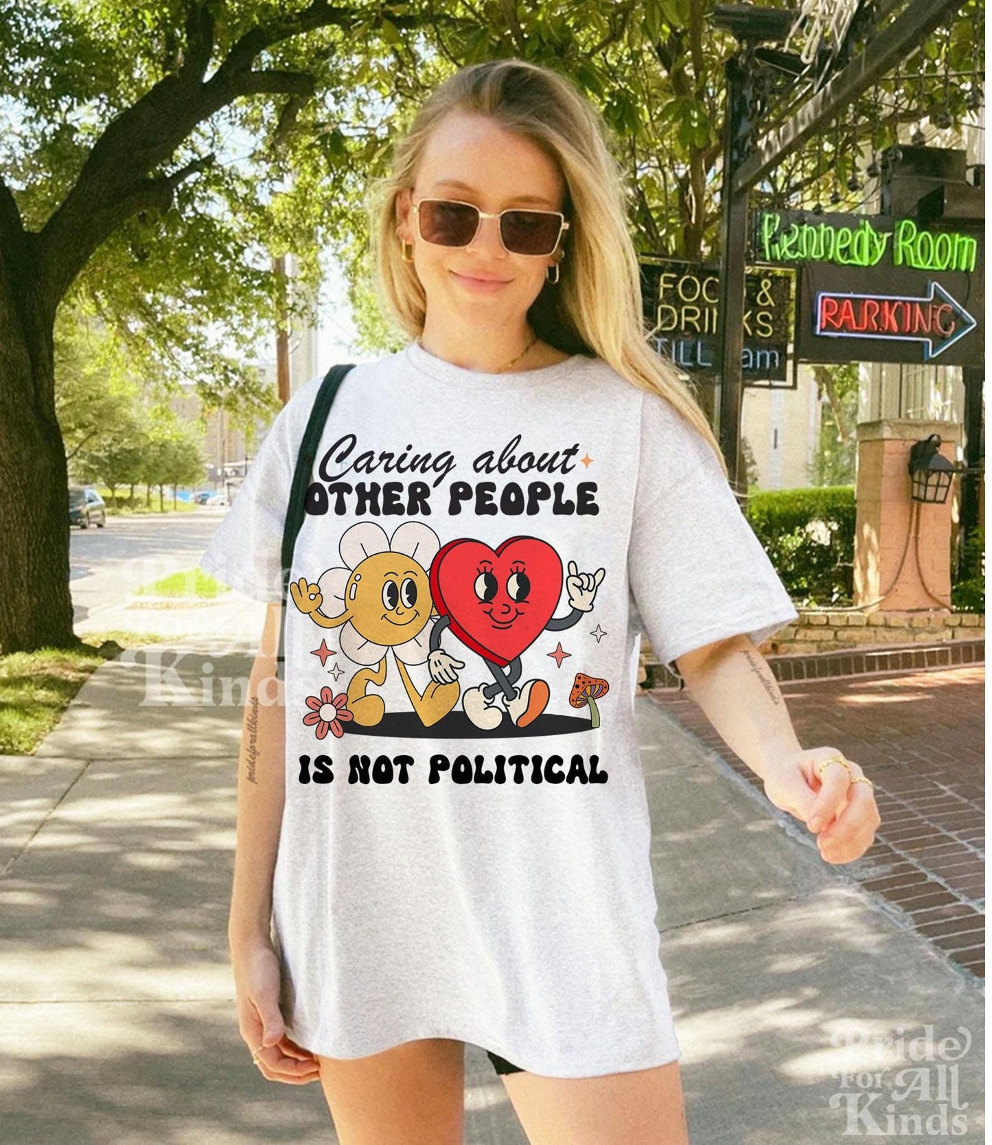 caring about other people is not political shirt | liberal tshirt | resist shirt | feminist human rights | social justice | anti fascism
