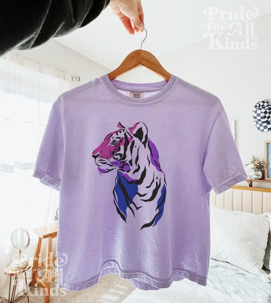 subtle bisexual crop top