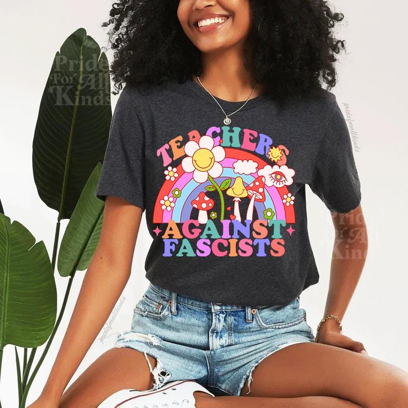 Teachers against fascists shirt | teachers against trump | support public education | protect public school | school teacher | history book