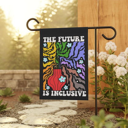The future is inclusive flag | pride garden flag | fdt flag | anti racism flag | trans flag | lesbian flag | nonbinary gift | anti fascism