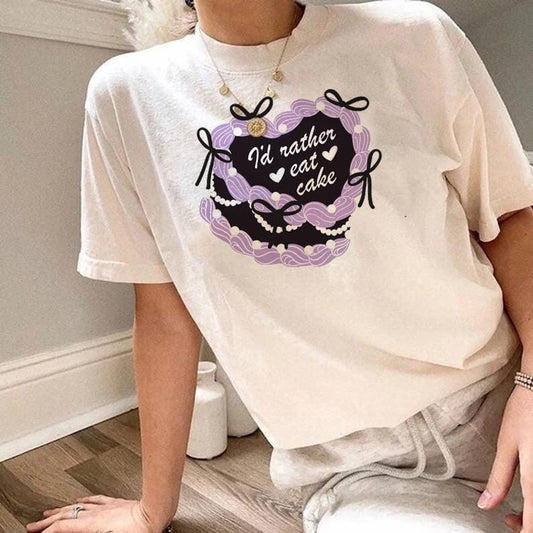asexual | i'd rather eat cake | asexual pride | subtle asexual merch | asexual pride | aroace | asexual tshirt | subtle pride | aromantic